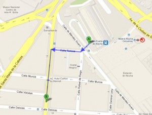 Mapa Estación Atocha-AtochaCN